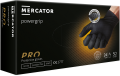 MERCATOR® gogrip, nitrilové jednorázové rukavice, černé, zesílené, 50ks