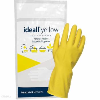 Mercator Ideall Yellow, úklidové rukavice, vel. S
