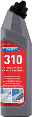 CLEAMEN  310 vysoce kyselý na WC a keramiku, gelový,750ml
