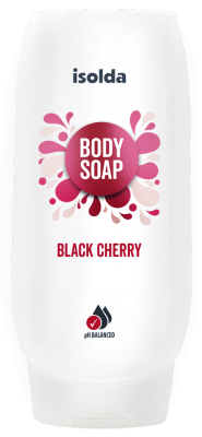 Isolda Black cherry, body soap, 500ml, CLICK&GO!
