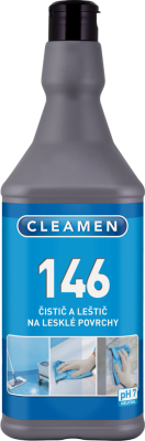 CLEAMEN 146 ECO, čistič a leštič na lesklé povrchy, 1L