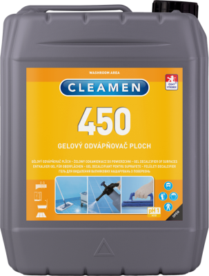 CLEAMEN 450 gelový odvápňovač ploch, 5L