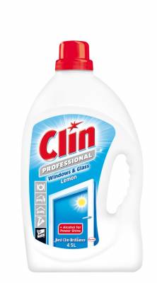 Clin čistič oken s alkoholem 4,5L