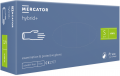 MERCATOR® Hybrid+, jednorázové vynilové rukavice, nepudrované, modré, 100ks