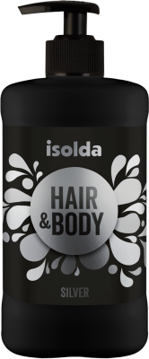 ISOLDA Silver hair&body lotion, 400ml