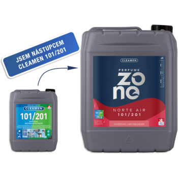 CLEAMEN PERFUME ZONE Norte air 101/201, osvěžovač, neutralizátor pachů, 5L