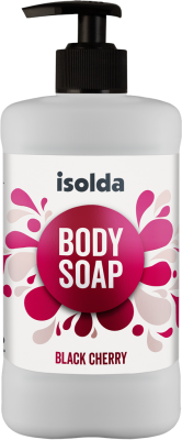 Isolda Black cherry, body soap, 400ml