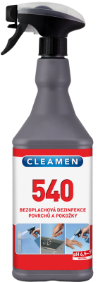 CLEAMEN 540 alkoholová dezinfekce povrchů, 1L