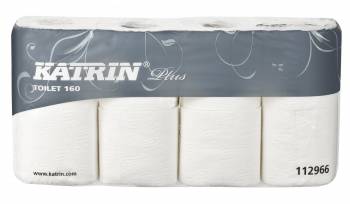 KATRIN Plus 112966,Toaletní papír, bílý, 2 vrstvý, 18,2m