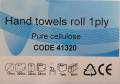 Papírové ručníky v roli se středovým odvíjením, 1 vrstvé, celulóza, 300m, 6ks