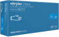 Mercator nitrylex® Classic jednorázové rukavice nitrilové, modré, 100ks, vel.M