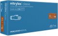 Mercator nitrylex® Classic jednorázové rukavice nitrilové, modré, 100ks, vel.XL